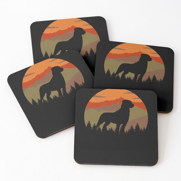 Item preview, Vintage Country Rugged Sky Rottie Dog Gift  designed and sold by Guarddogdrive.