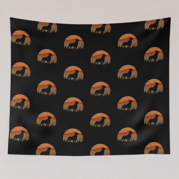 Item preview, Vintage Country Rugged Sky Rottie Dog Gift  designed and sold by Guarddogdrive.