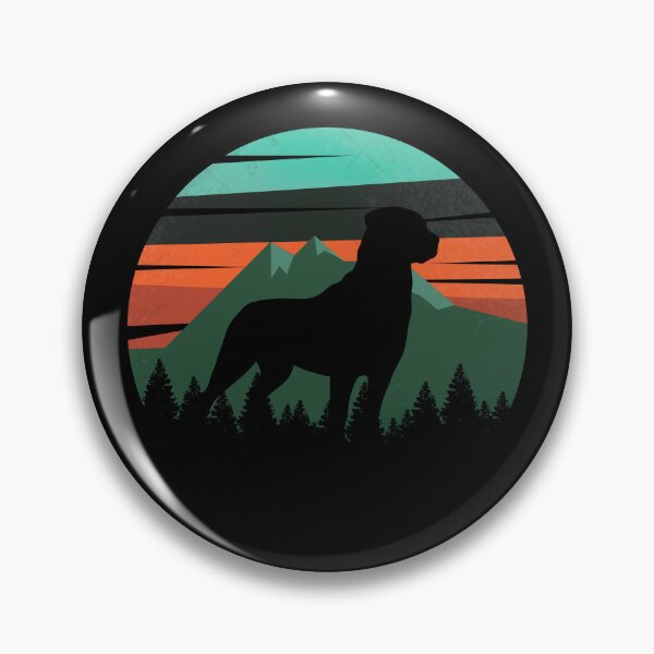 Artikelvorschau, Vintages Land beunruhigtes Himmel-Rottie-Hundegeschenk entworfen und verkauft von Guarddogdrive.