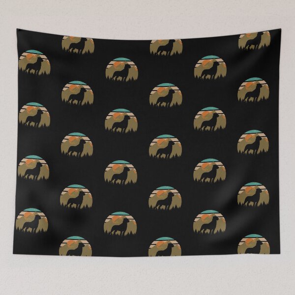 Item preview, Vintage Country Wilderness Sky Rottie Dog Gift  designed and sold by Guarddogdrive.