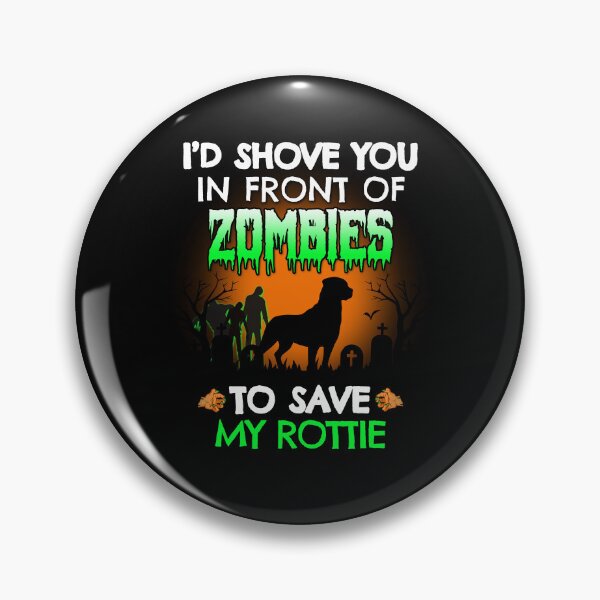 Artikelvorschau, Lustiges Rottie Zombie-Stoß-Halloween-Hundegeschenk entworfen und verkauft von Guarddogdrive.
