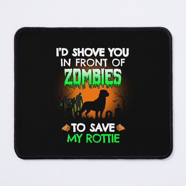 Item preview, Funny Rottie Zombie Shove Halloween Dog Gift designed and sold by Guarddogdrive.