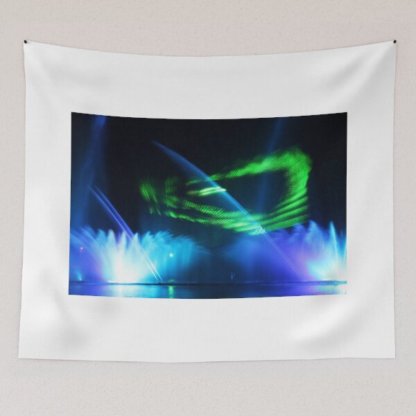 Item preview, Colorful lights over river designed and sold by olena2552.