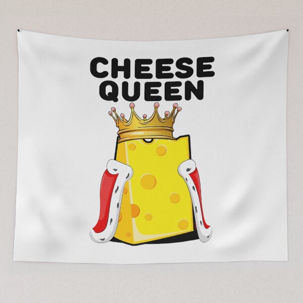 Item preview, Cheese Queen  Womens Cheese Lover Shirt  Cute Cheese designed and sold by sharptin6494.