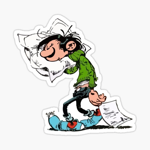 Artikel-Vorschau von Gaston Goof mit Kissen, designt und verkauft von RetroCentre.