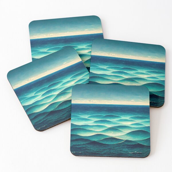 Item preview, Soothing Ocean Calm Waves Horizon designed and sold by MythicPrompts.