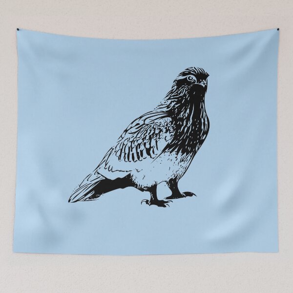 Item preview,  Rough Legged Hawk Buzzard Black Design designed and sold by designsasstultd.