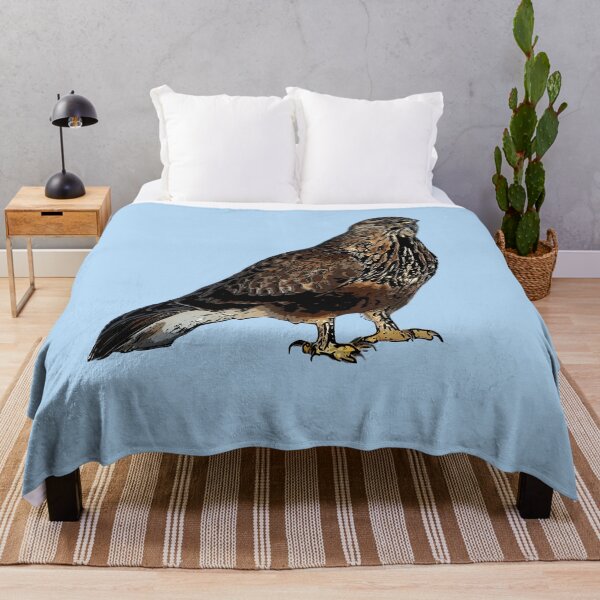 Item preview,  Rough Legged Hawk Buzzard Black Alternate Design designed and sold by designsasstultd.
