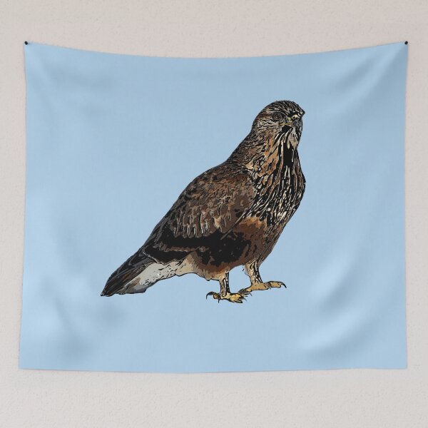 Item preview,  Rough Legged Hawk Buzzard Black Alternate Design designed and sold by designsasstultd.