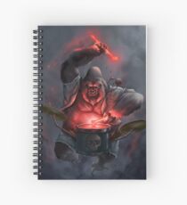 Gorilla drummer Spiral Notebook