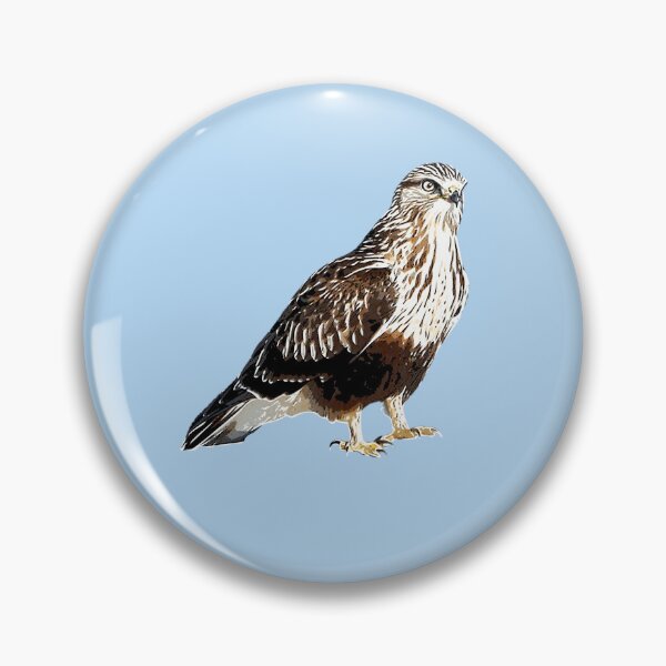 Item preview,  Rough Legged Hawk Buzzard White Alternate Design designed and sold by designsasstultd.