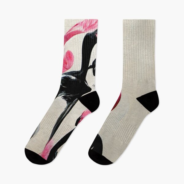 Item preview, weird flamingo abstract artwork designed and sold by WeirdStation.