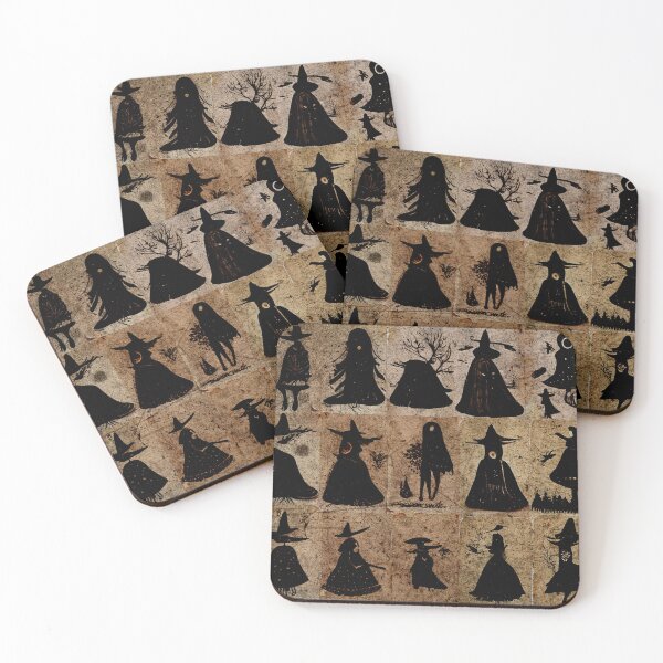 Item preview, Halloween gothic vintage witch set designed and sold by PrintPhrases.