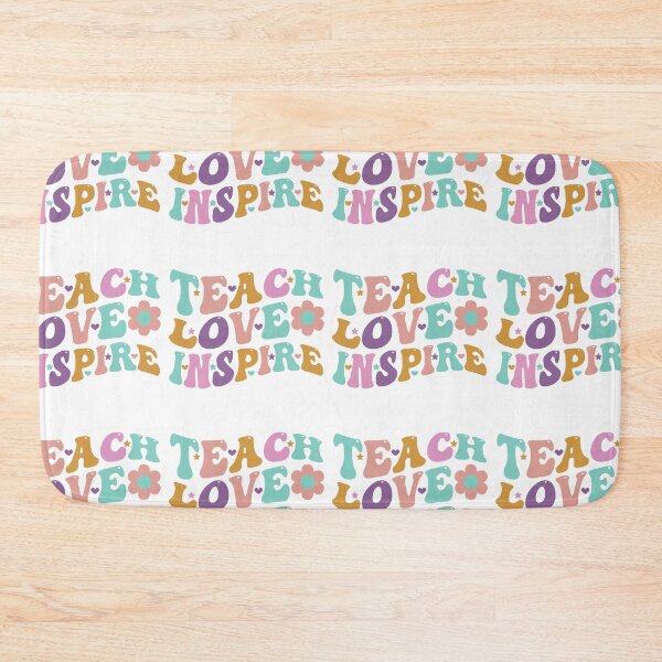 Item preview, Teach love inspire retro designed and sold by BlueDiamond-19.