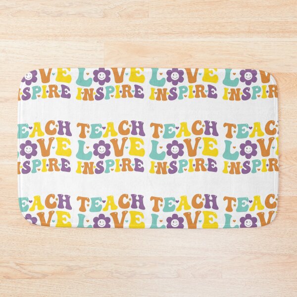 Item preview, Teach love inspire retro designed and sold by BlueDiamond-19.