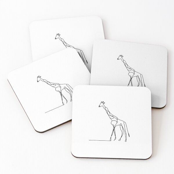 Item preview, Giraffe One Line Drawing  designed and sold by ozl01.