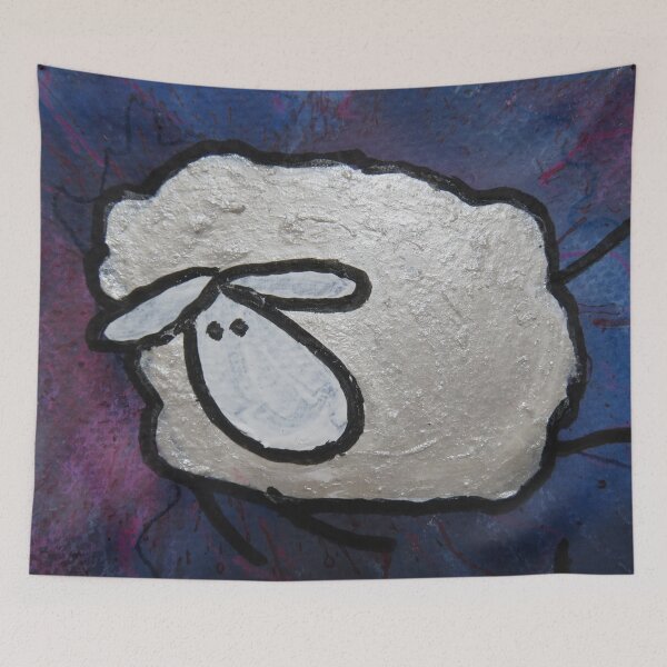 Item preview, UnFolding the Ewe-niverse closeup sheep designed and sold by ChillonLeachArt.