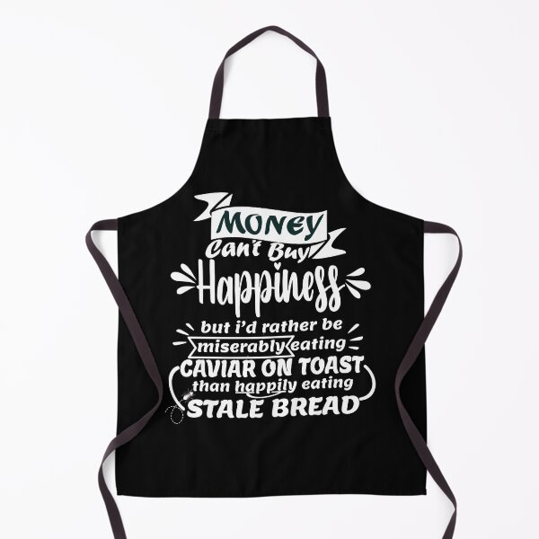 Item preview, Money Can't Buy Happiness Funny Quote designed and sold by my-green-gecko.