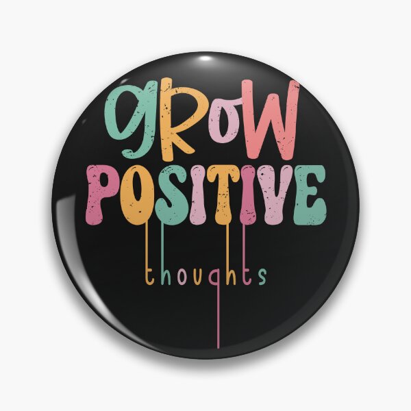 Item preview, Grow positive thoughts - inspirational saying designed and sold by VichallanStudio.