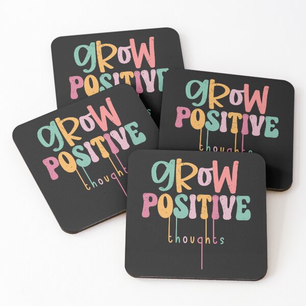 Item preview, Grow positive thoughts - inspirational saying designed and sold by VichallanStudio.