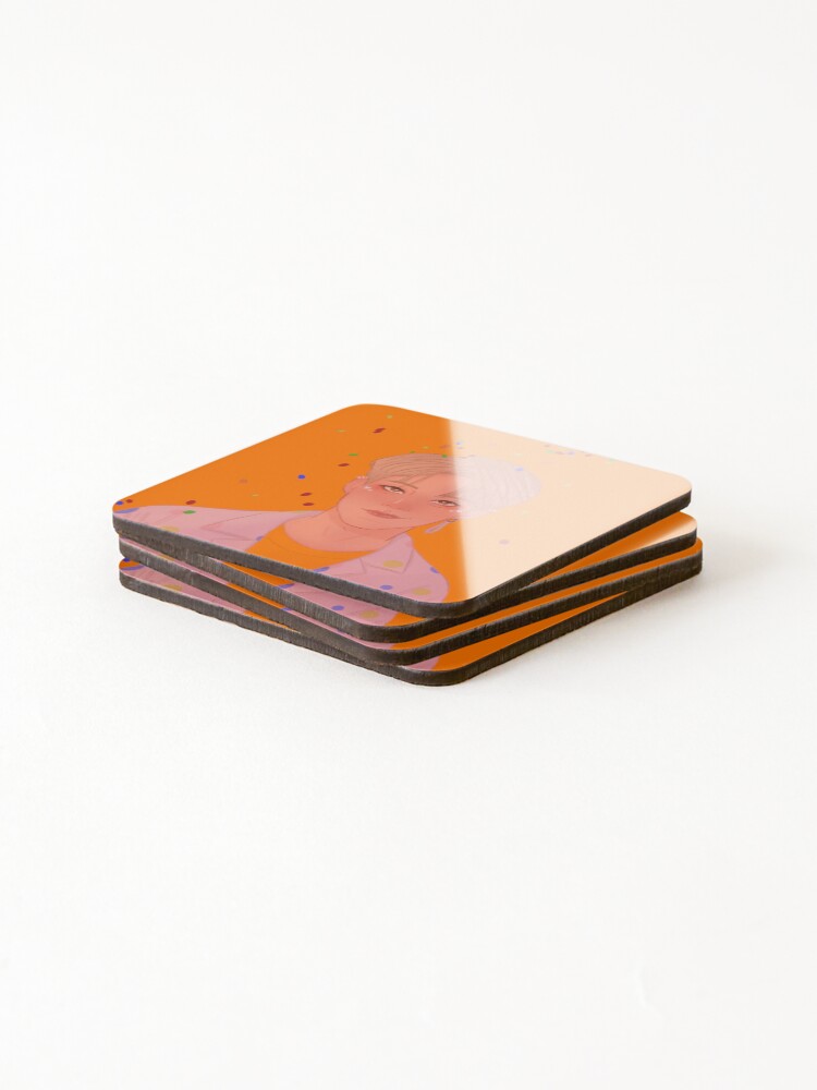 Thumbnail 4 of 5, Coasters (Set of 4), Hoshi Sticker designed and sold by keulo-e.