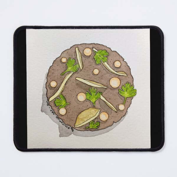 Item preview, Morcilla con pique *morcilla y salsa picante designed and sold by ImitationArt.