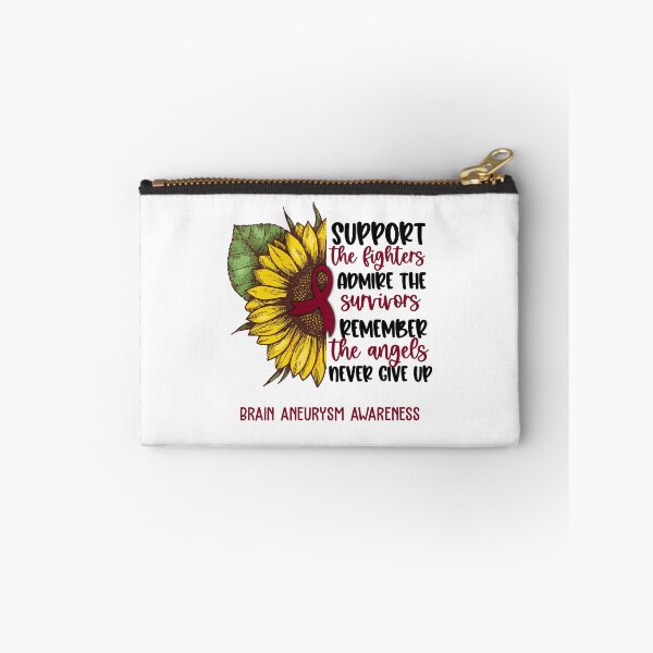 Item preview, Brain Aneurysm Awareness - Support the Fighters Admire the Survivors Remember the Angels Never Give Up designed and sold by whlrcheryl.