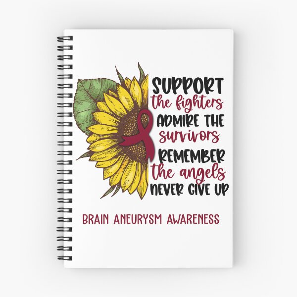 Item preview, Brain Aneurysm Awareness - Support the Fighters Admire the Survivors Remember the Angels Never Give Up designed and sold by whlrcheryl.