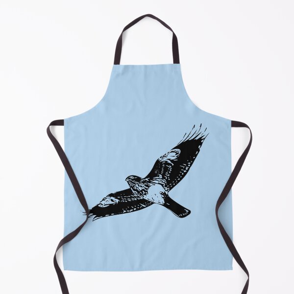 Item preview, Rough Legged Hawk Buzzard Flying Black Design designed and sold by designsasstultd.