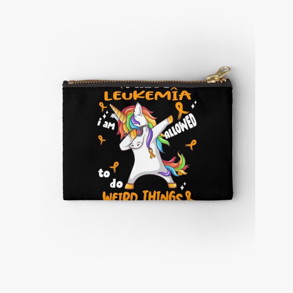 Item preview, Leukemia Awareness Funny I have Leukemia i'm allowed to do Weird Things! designed and sold by JanetShop809.