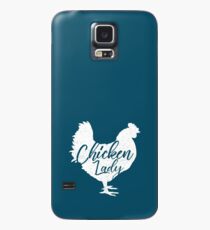 Huhn Lady Shirt für Frauen Weiß Hülle & Klebefolie für Samsung Galaxy