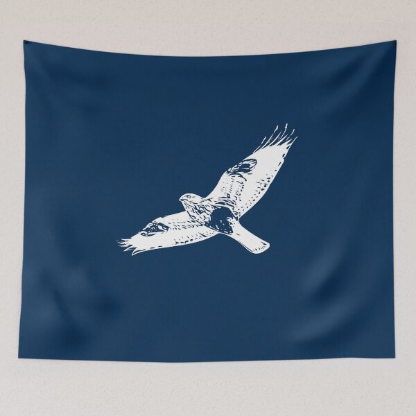 Item preview,  Rough Legged Hawk Buzzard Flying White Design designed and sold by designsasstultd.