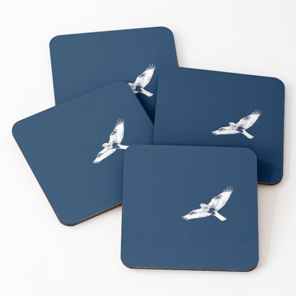 Item preview,  Rough Legged Hawk Buzzard Flying White Design designed and sold by designsasstultd.