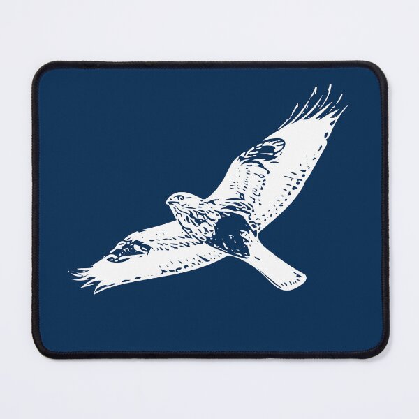 Item preview, Rough Legged Hawk Buzzard Flying White Design designed and sold by designsasstultd.