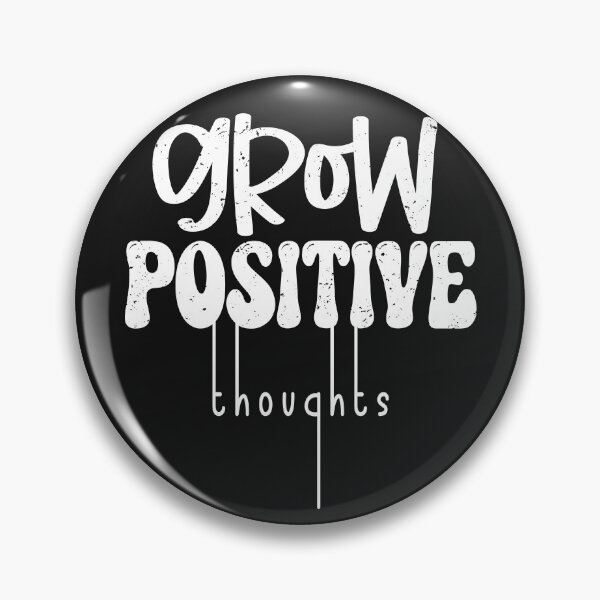 Item preview, Grow positive thoughts - inspirational saying designed and sold by VichallanStudio.