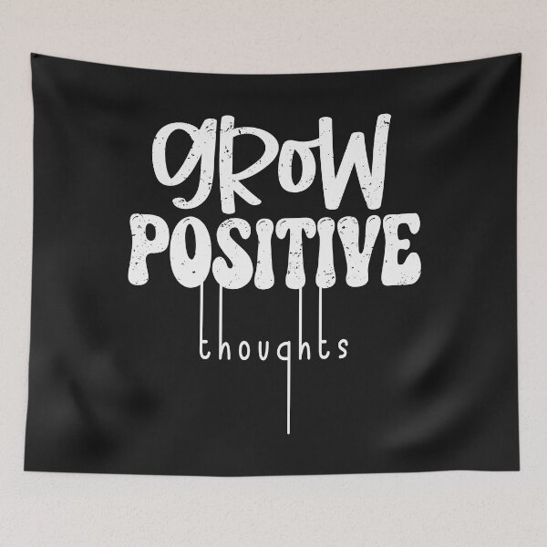 Item preview, Grow positive thoughts - inspirational saying designed and sold by VichallanStudio.