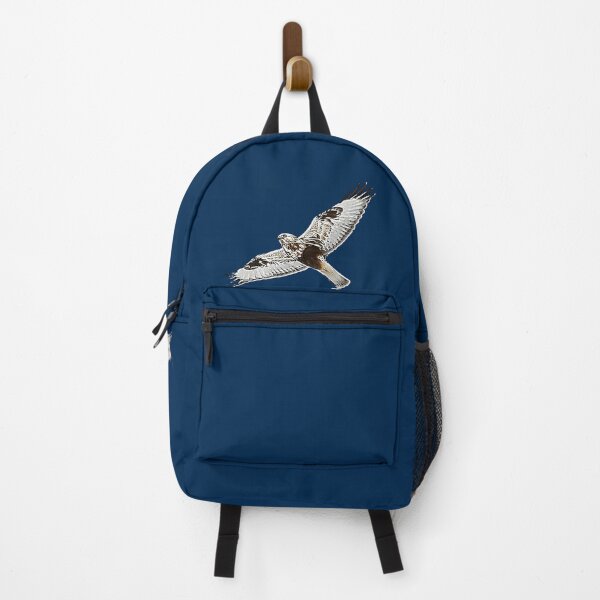 Item preview, Rough Legged Hawk Buzzard Flying White Alternate Design designed and sold by designsasstultd.