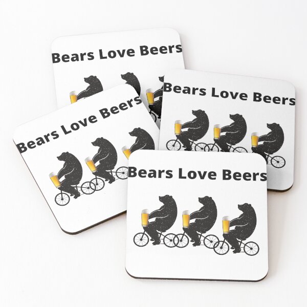 Item preview, Bears Love Beers designed and sold by MuscleCarTs.