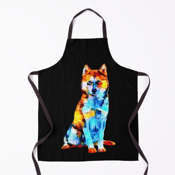 Item preview, Siberian Husky painting. Colorful Siberian Husky art designed and sold by pureblacks.