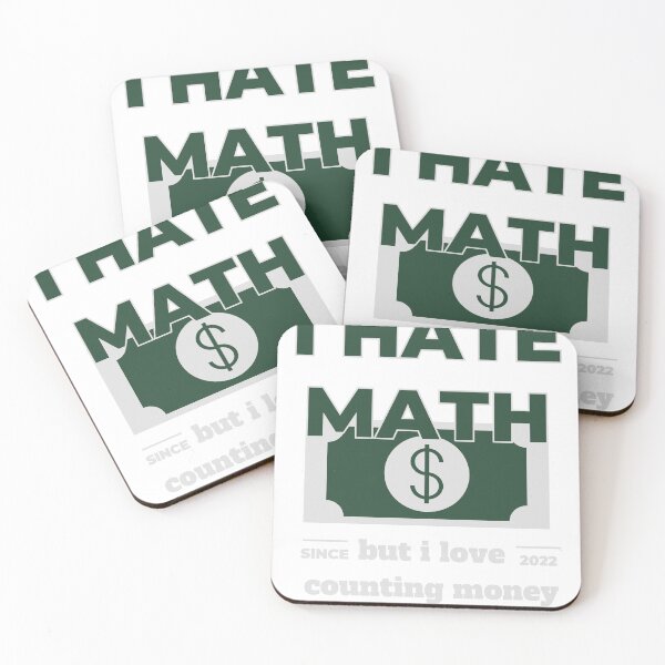 Item preview, I hate math but i love counting money designed and sold by CRO-DESIGN.