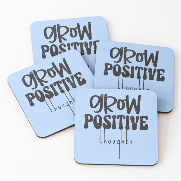 Item preview, Grow positive thoughts - inspirational saying designed and sold by VichallanStudio.
