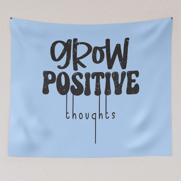 Item preview, Grow positive thoughts - inspirational saying designed and sold by VichallanStudio.