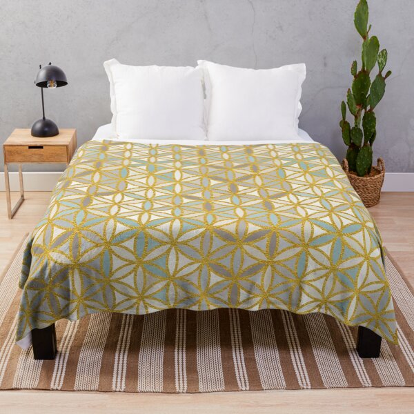 Item preview, Sacred Geometry-Flower Of Life-Blues designed and sold by Pamelandia.