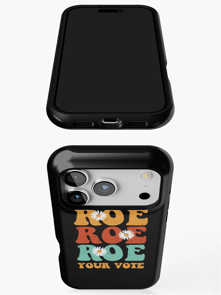 Thumbnail 3 of 4, iPhone Case, Roe Roe Roe Your Vote designed and sold by ChicGraphix.