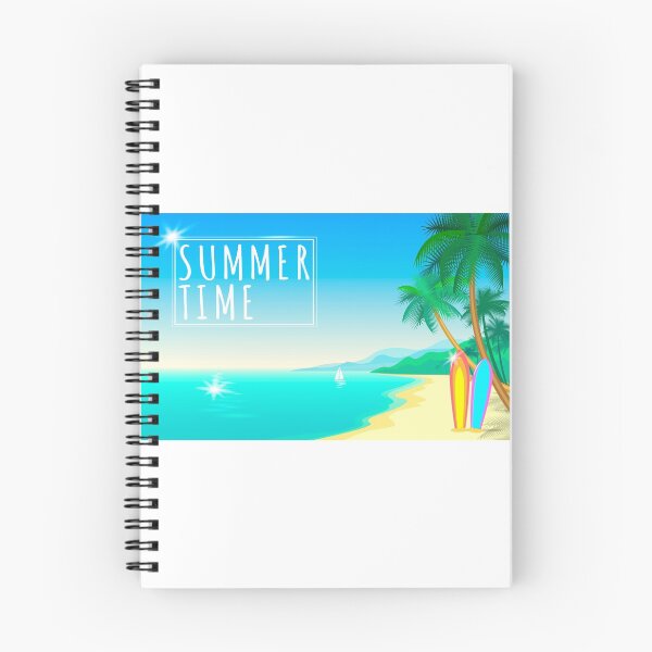 Item preview, Playa soleada, mar turquesa, palmeras y surf. designed and sold by LuckyStep.
