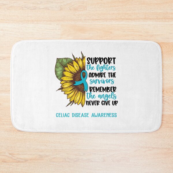 Item preview, Celiac Disease Awareness - Support the Fighters Admire the Survivors Remember the Angels Never Give Up designed and sold by whlrcheryl.