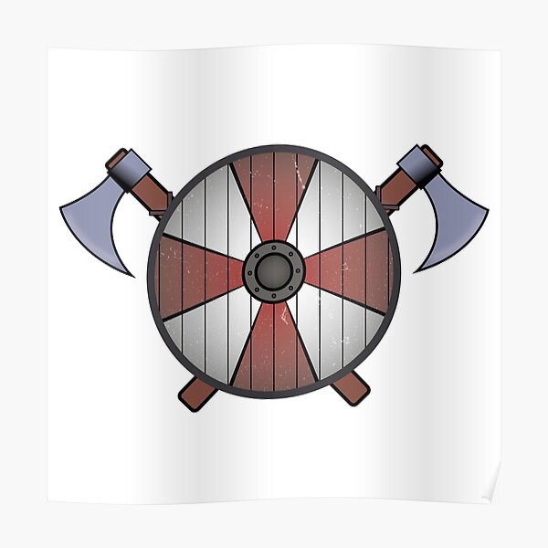 Viking Shield Poster