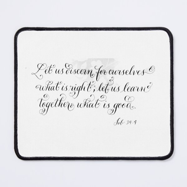 Item preview, Discern what is right inspirational verse designed and sold by Melissa Renee.