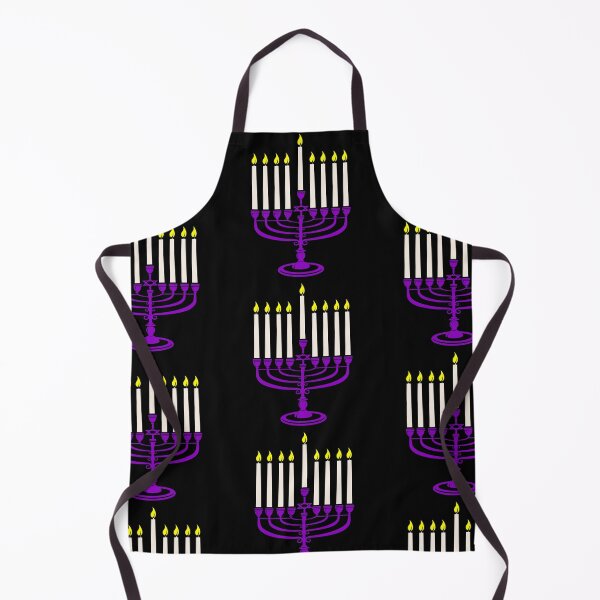 Item preview, purple menorah hanukkah designed and sold by Gossip Rag.