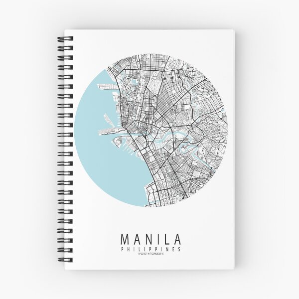 Item preview, Manila City Map of Philippines - Circle designed and sold by deMAP.